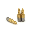 10Pcs/set 1/4" Titanium Coated Anti Slip Hex Shank PH2 Screwdriver Bit 25mm BX