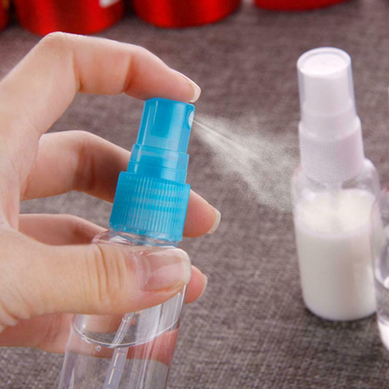Clear Perfume Refillable Travel Lotion Liquid Spray Press Pump Bottle (30ml