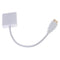 1Pcs HDMI to VGA converter adapter HD 1080P WhiteEBJC&j