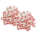 100 Pieces Candy Cane Walking Stick Wooden Shapes Ornament Scrapbook
