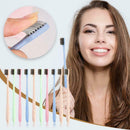 10pcs Portable Toothbrush Bathroom Accessory Wheat Straw Travel Toothbrush