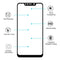 Hat-Prince 2.5D 9H Full Tempered Glass Screen Protective Film for LG W10