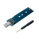 M.2 SSD To USB 3.0 Adapter Card 5 Gbps For M.2 SSD M.2 Key B Type