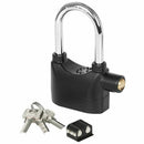 Long Manila Padlock with Alarm 110 dB Robust Resistant to Intemperies