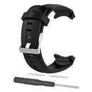 Silicone Watch Strap for SUUNTO AMBIT3 VERTICAL/Spartan SPORT (Black)
