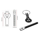 Universal Aluminum Alloy Bonnet Hood Pin Lock Kit Down Hood Lock Latch Pins