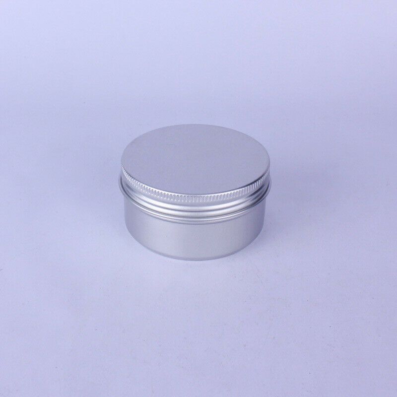 12 Pack 80Ml Tins Containers Tea Aluminum Box Round Metal Lip Balm Balm Sto L4N6