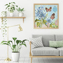 5D DIY Diamond Painting Flower Butterfly Full Round Embroidery Kit (LG126)