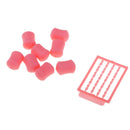 9pcs Artificial Pop Up Baits Flavour Lures Boilie Stopper Bait Dumbell Stops
