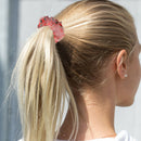 Sweet Ponytail Hair Bands Women Girls Ponytail Elastic Hair Loop (Rose Red) A