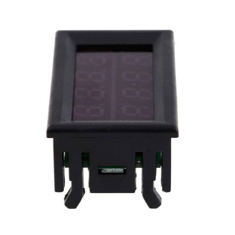 DC 0-100V 50A Voltmeter Ammeter Red and Blue LED Panel Amp Volt Gauge Meter