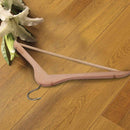 10 Pieces Solid and rotating metal hook Wooden Hangers with Notches Non-sli