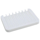 Soap frame Silicone tray care storage rack white