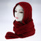 2x Women Winter Hooded Scarf Ladies Shawl Pashmina Stole Blanket Wrap Beanie