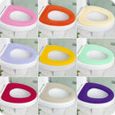 Bathroom Toilet Seat Closestool Washable Soft Warmer Mat Pad Mat Cover Cush G8O8