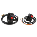 2pcs 22mm Motorcycle Handlebar Button Switch Set Left + Right Ignition Engine