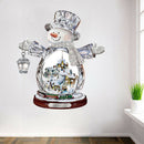 Christmas Snowman Electrostatic Adhesive Window Glass Removable Wall StiSEAU
