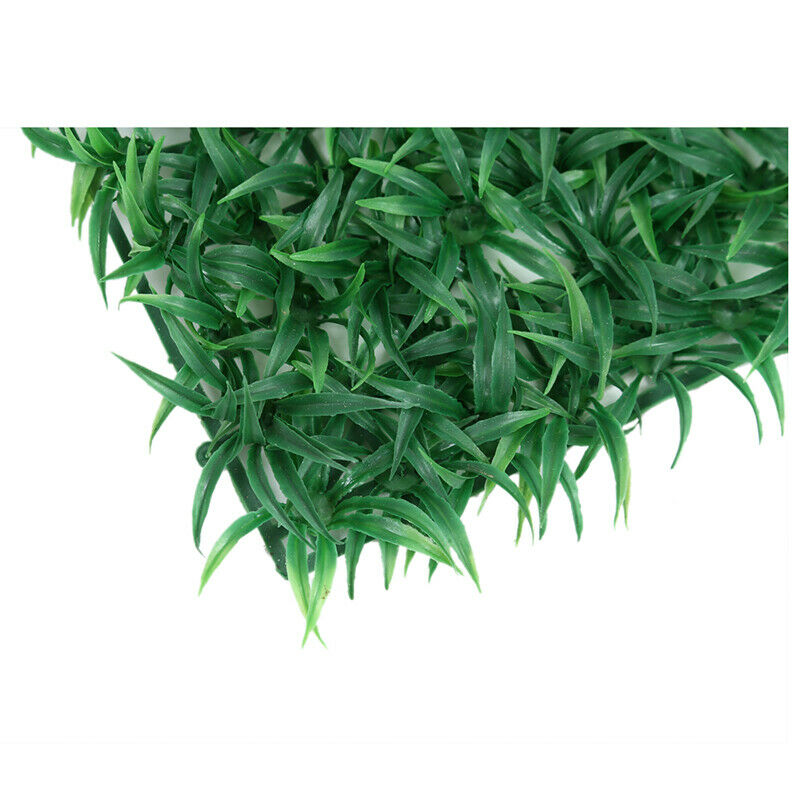 Plastic Aquarium Grass Lawn Artificial Landscape, Green