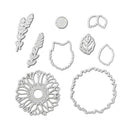 Sunflower Metal Cutting Dies Stamp for DIY Scrapbook Embossing Craft (A) A