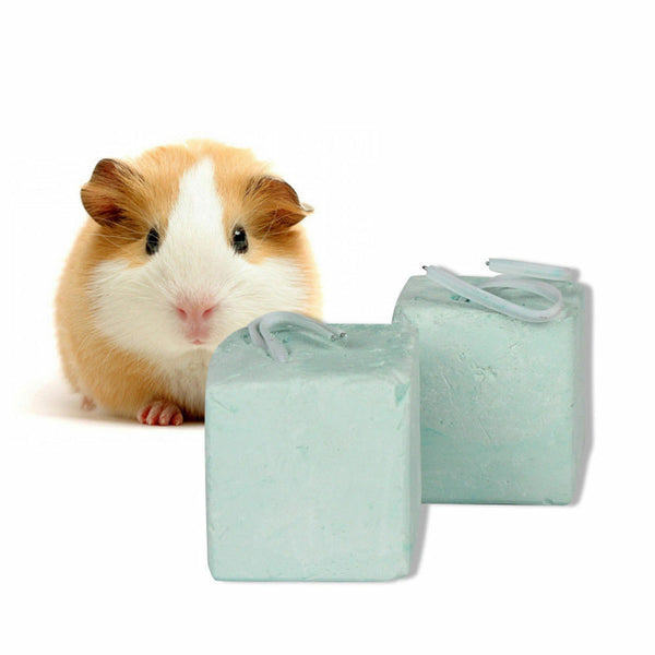 2.5cm Hamster Rabbit Rat Guinea-pig Calcium Mineral Chew Cube Teeth Grindin G9K8