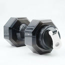 75 Oz (2.2 L) Dumbbell Shaped Water Bottle | Big Capacity | BPA Free | Flip R1Q8