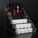 Removable Organizer Storage 6 Tiers Rack Acrylic Clear Nail Polish Cosmetic