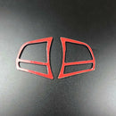 1Pair Carbon Fiber Steering Wheel Button Cover Trim for BMW F20 F21 F30 F32 F34