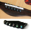 6x Guitar String Endpin Peg Bridge Pins Acoustic Fixed Cone Replacement Parts