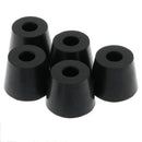 5pcs Rubber Feet 36x28mm for Furniture, Table, Amplifier, Speaker