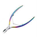 Rainbow Color Nail Cuticle Nipper Dead Skin Remover Clipper Scissor Plier M