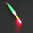 5pcs Illuminant Fishing Cork Plastic Floater LED Light Flashing Buoy