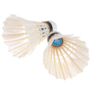12 Pcs White Goose Feather Badminton Sport Shuttlecocks Durable Training OZ