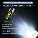 10pcs T10 1W 3030 3SMD Canbus Car LED Reading License Light Bulbs (White)