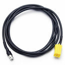 1PC Car MINI ISO 6Pin to 3.5MM Jack Audio Device External Aux Cable Adapter I9B4