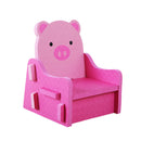 DIY Kids Chair Non-toxic Foam Chair Children's Pretend Play Chairs Stool Pink