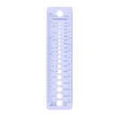 1pc Profession Knitting Needle Gauge Plastic inch cm Ruler Home Sewing Tool