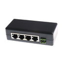 4 Port PoE Injector PoE Power Adapter Ethernet Power Supply Pin  for IP Came  Hn