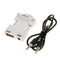HDMI Female to VGA Male Converter + Audio Support 1080P Output White