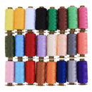 24 Roll 500 Yards Colorful Durable Hand Stitch Cotton Line Sewing Thread