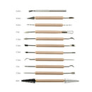 11 Pieces Clay Pottery Arts & Craft Sculpting Wood Carving Modelling Tool Set