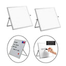 2xMini Portable Dry Erase White Board Writting Board Durable Kids Gift 15x20cm