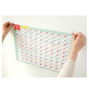 100 Day Countdown Calendar Learning Schedule Periodic Table Gift Study-Plan O5Z4