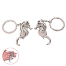 2Pcs seahorse keychains key rings bottle opener keychains & key holder FT
