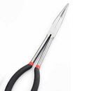 Long Nose Pliers Needle-Nosed Pliers Set Straight Tip Mechanic Grip 11 inch JLM