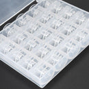 25 Pieces x Sewing accessories Plastic Bobbin Spools Thread Rope + Box pack P4Q8