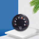 1Pc Portable Mini Outdoor LCD Round Thermometer For Tourist Camping Hiking S2X5