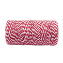 100m/roll 1.5-2mm Cotton Twine Stripe Line for Wedding Party Favour Gift Cr K8L5