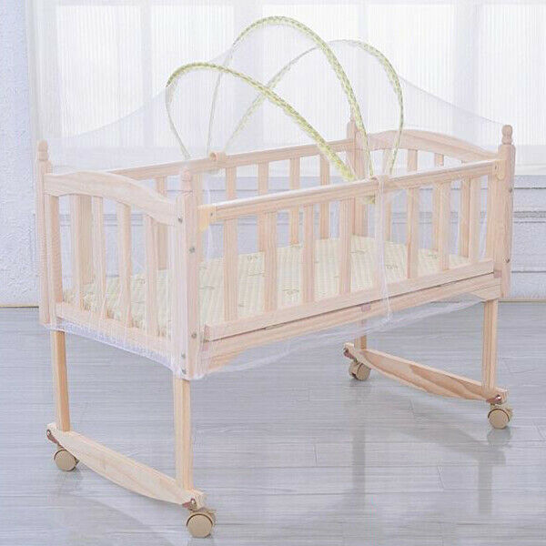 1 x Baby Cradle Bed Mosquito Nets Summer Baby Safe Arched Mosquitos Net, Ra K3O8