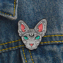 Cute Cartoon Cat Enamel Lapel Collar Brooch Pin Corsage Brooch Pin Jewelry HT FT