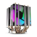 Cpu Air Cooler 6 Heat Pipes Twin-Tower Heatsink With 90Mm Rainbow Led Fans